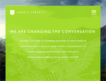Tablet Screenshot of libertyconcepts.com
